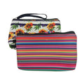 Ready to Ship Sublimation Printing Washable Portable Neoprene Girls Women Handbag Zipper Cosmetic Pouch Makeup Bags in Bulk RTS