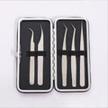 Eyebrow Use and Pointed Tip Type Eyelash Extension Tweezers Volume Lash Tweezers Russian Volume Tweezers