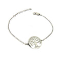 Tree Bracelet Charm Bijoux En Aci Inoxyd Round Bracelet Dijes Acero Inoxidable Bijoux Femme