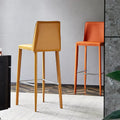 Quality Wholesale Modern Leather Bar Chair Customizable Color Durable for Home Bar Hotel Outdoor Dining Basement Bedroom
