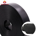 Black Matte Smooth Waterproof Eco-Friendly Easy to Clean Weldable TPU Coated 18mm 1.2mm Webbing for Bags