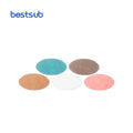PUXP01 Bestsub Wholesale Oval Custom Logo Sublimation Printing Blank Pu Leather Badge Name Tag