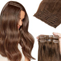 Invisible Clip-in Virgin Chinese Hair Extension Injected PU Tape Weft 7Pcs/set 12-24inch 100G-120G