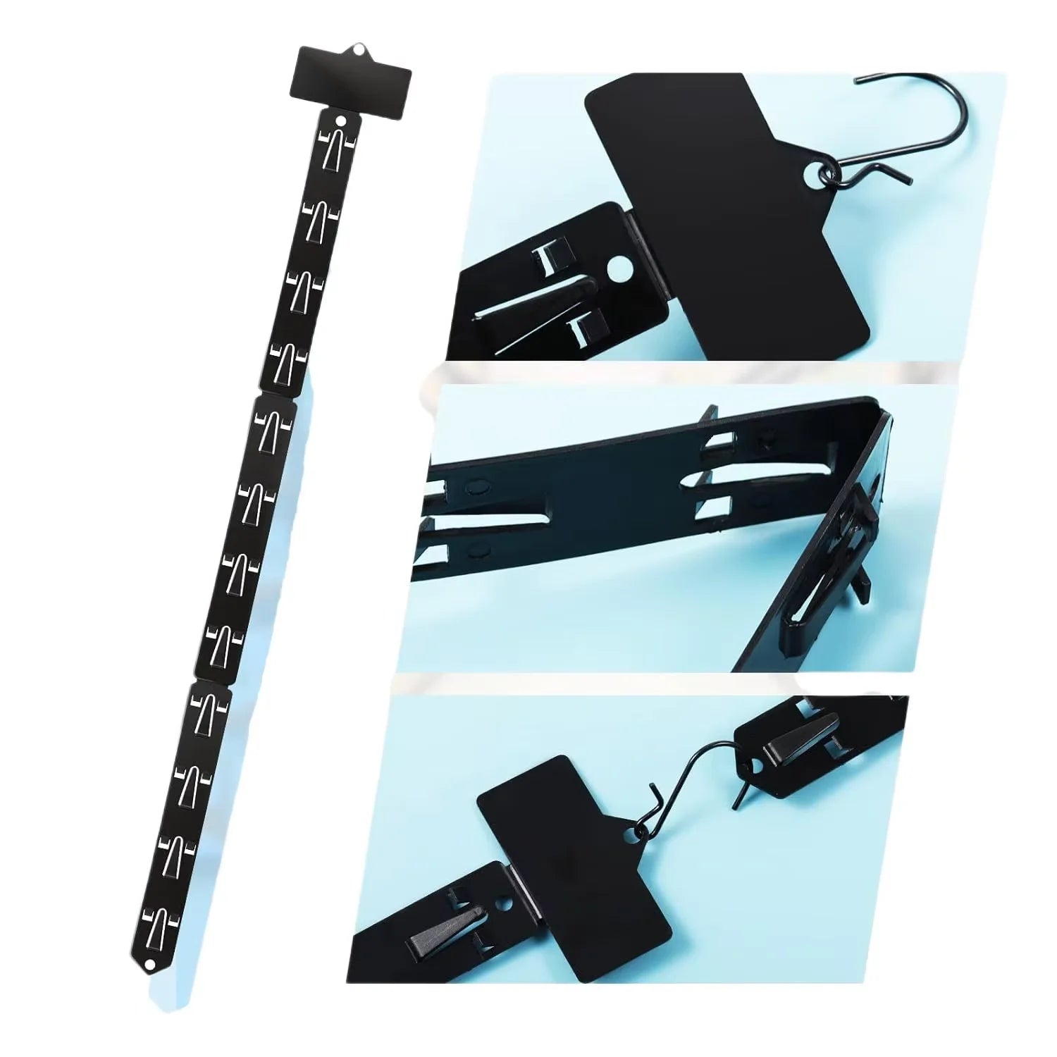 Supermercado SupermarchÃ© Grocery Hanger Retail Display Hanging Plastic Foldable Custom Clips Strips for Snacks