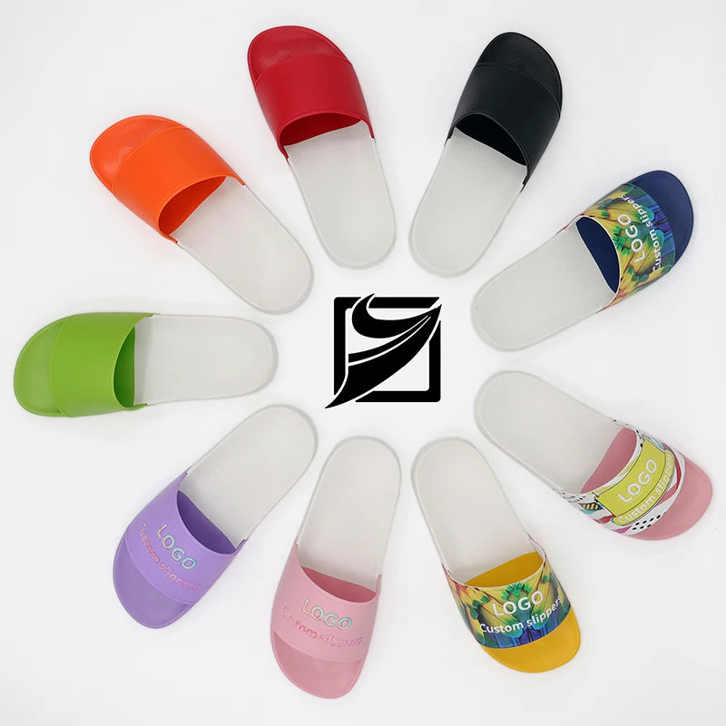 Men's Light Weight Anti-Slip Flip Flops Sandals with Custom Logo Wholesale Fashion Slippers for Summer Breathable Fashionable