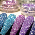 Nail Supplies Super Sparkle Diamond Reflective Glitter Powder Manufacture Bulk Disco Glitter for Nail Polish Resin Slime