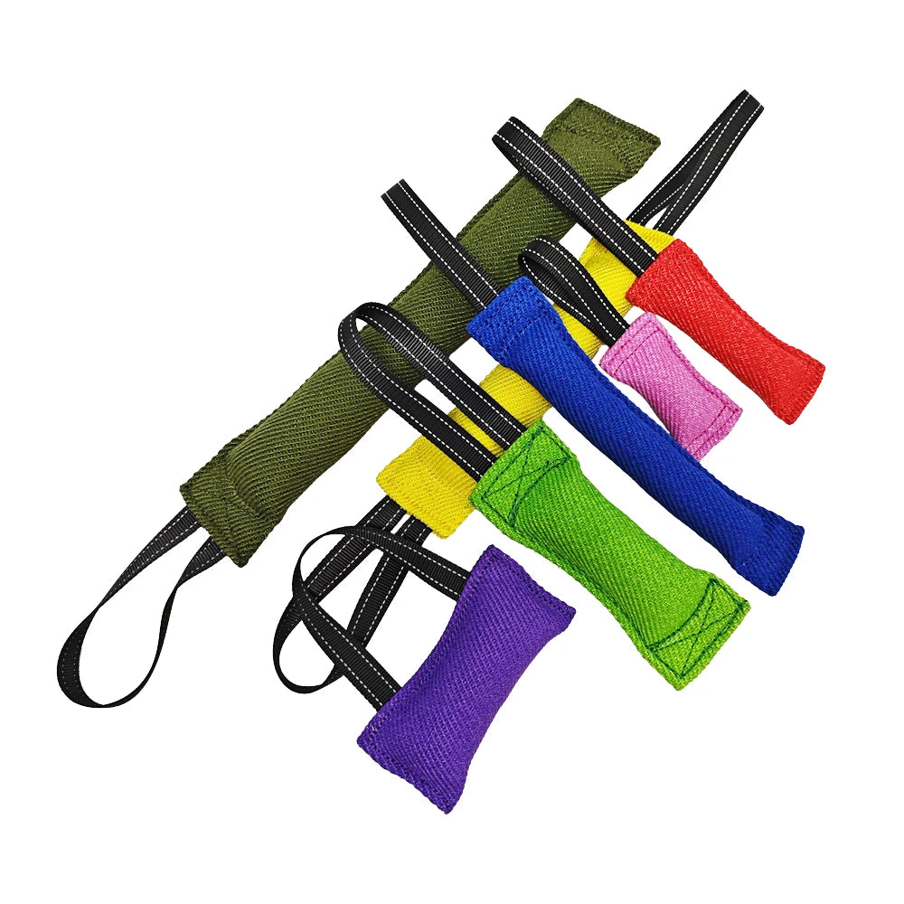 Pet Training Supplies Thicker Tear-Resistant Cloth Dog Training Bite Tug Stick Soft Fabric Biting Dog Toys for Canine Training