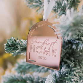 Hot Sale Acrylic Christmas Ornament Mirror Acrylic Christmas Ornaments Laser Cut Christmas Tree Hanging Decoration