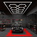 Universal Hexagonal LED Light Working Light Car Care and Automobile Service Garage Lighting