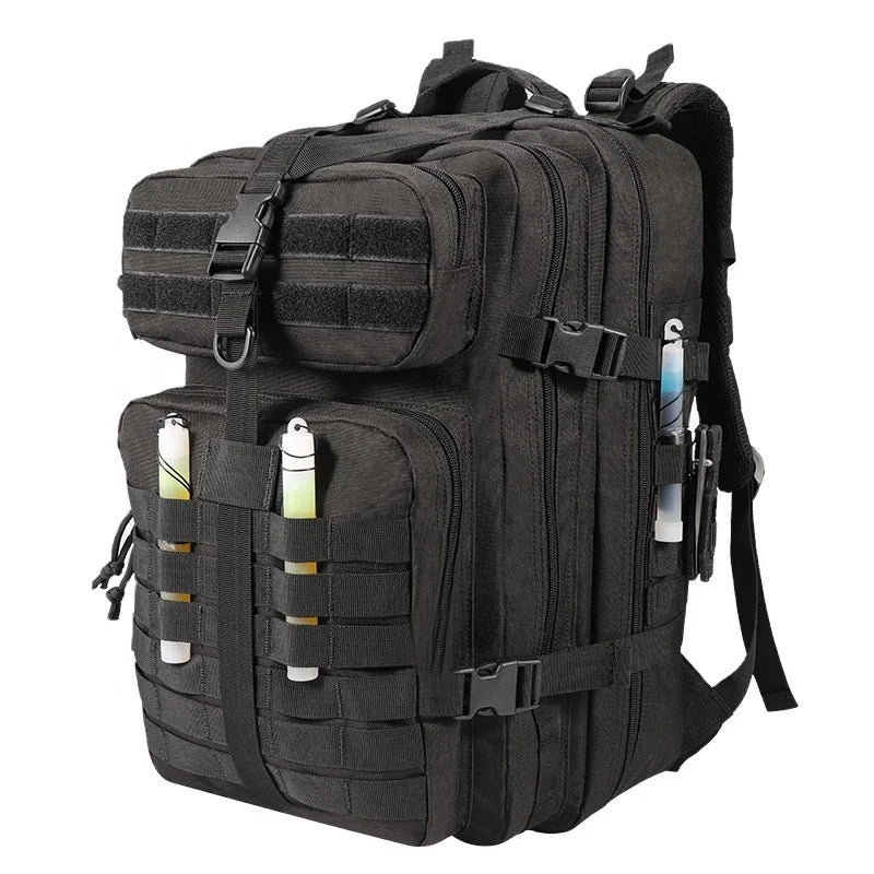 Yakeda Large Outdoor Waterproof Hiking Camping Backpack Travel Rucksack Hunting 3 Day Molle Tactical Hiking Backpack