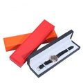 Large Size Rectangular Black PU Leather Strap Watch Bracelet Jewelry Package Box
