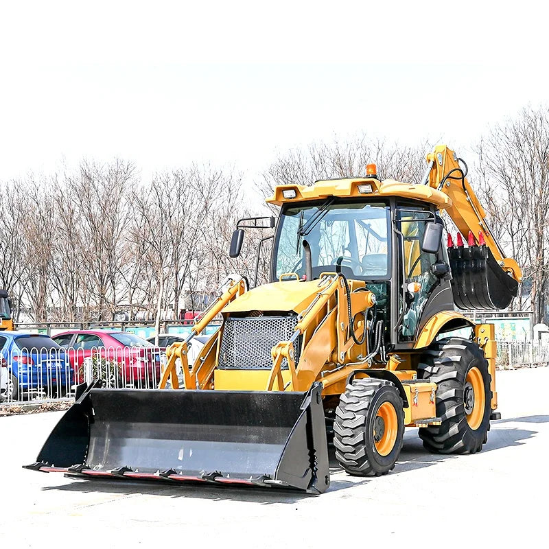 New Retroexcavadora Backhoe Excavator Loader Farm Backhoe Compact Mini Front Loader and Backhoe