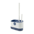 TPR Wall - Mounted Toilet Brush with Water Plate Function Keep the Ground Dry Effectively Catch Sewage Holder Can Put Detergent