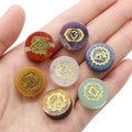 Natural Cheap Wholesale Healing Stone Meditation Gemstone 7 Seven Chakra Yoga Crystal Reiki Sets 18MM