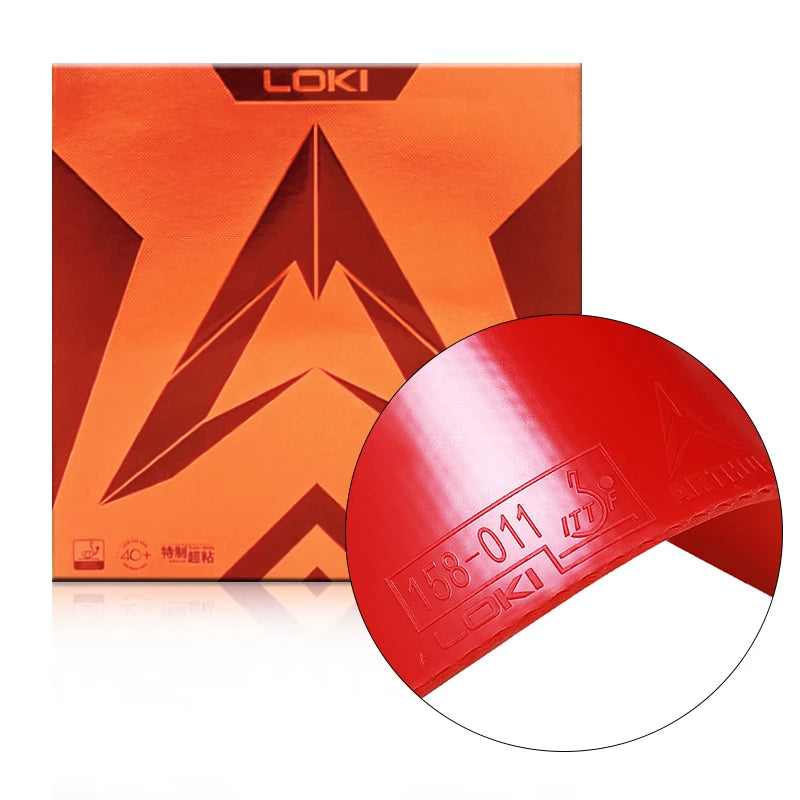 Loki Arthur China Rubber Table Tennis Ittf Approved Professional Sticky Competitive Training Rubber for Table Tennis Racket