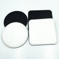 Square Drinks Coaster Cup Mat Mugs Pad White PU Leather Blanks Coasters for Sublimation