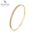 X001058243 Xuping Jewelry 14K Gold Color Plated Fashion Ring Artificial Diamond Copper Bangle for Women