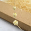 Wholesale Jasmine Flower 6*9mm 8*11mm  10*13mm Hand Carved Ivory Resin Pikake Flower Bead Hawaiian Vintage Jewelry