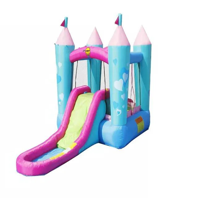 2025 Custom PVC Commercial Exercise Ball & Big Bounce Castle Inflatable Water Slides with Swimming Pool