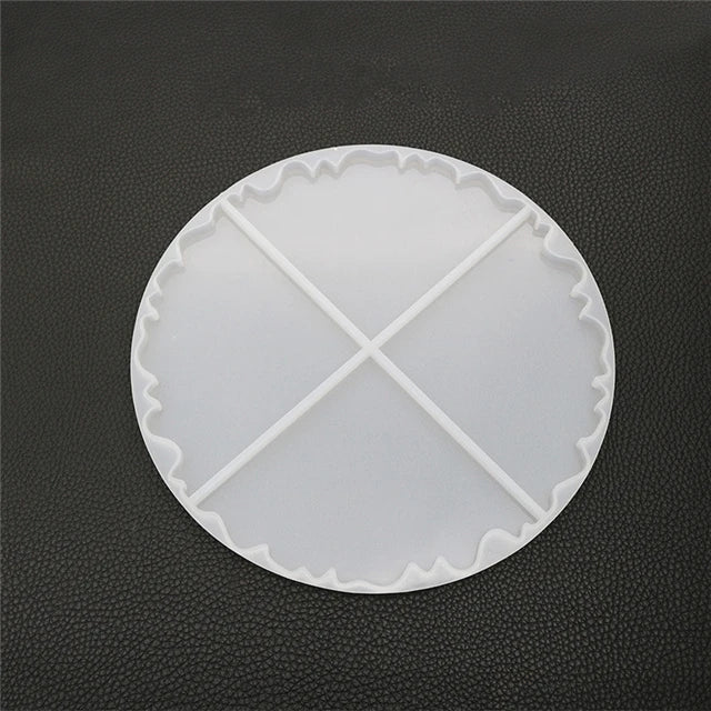 C-0299 DIY Silicone coaster Mold Silicone Geode Mold for Resin Crafts Making