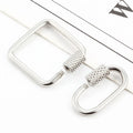 Vintage Jewelry Findings Metal Clasp for Chain Making Stainless Steel Big Clasps