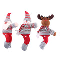 Christmas Elk Santa Snowman Curtain Tiebacks Holdback Fastener Buckle Clamp Window Decorations