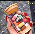 DEROL Mini Candy Matte Lipstick Kit Litter Capsule Lipstick 16 Colors Velvet Cute Lipsticks