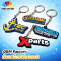 Custom Personalized Cartoon Anime Key Rings Personalized Wholesale Mexican Silicon Keychain Charms