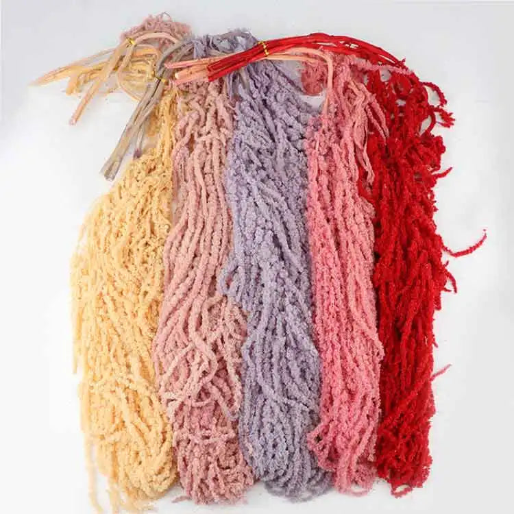 High Quality Liviflo Natural Dried Amaranth Preserved Hanging Amaranthus for Wedding Christmas & Thanksgiving Decorations