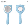 Runpin J122 Pet Flea Comb Dog and Cat CombsRow Brush Cat Ear Shape Remove Pet Floating Hair Hair Removal Brush