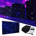 Led Starry Sky Cloth  DMX Stage Lights LED Star Curtain LED Star Cloth for Wedding Stage Show Church Wedding Party