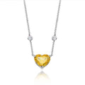 New Heart Pendant Jewelry 925 Sterling Silver Heart Necklace