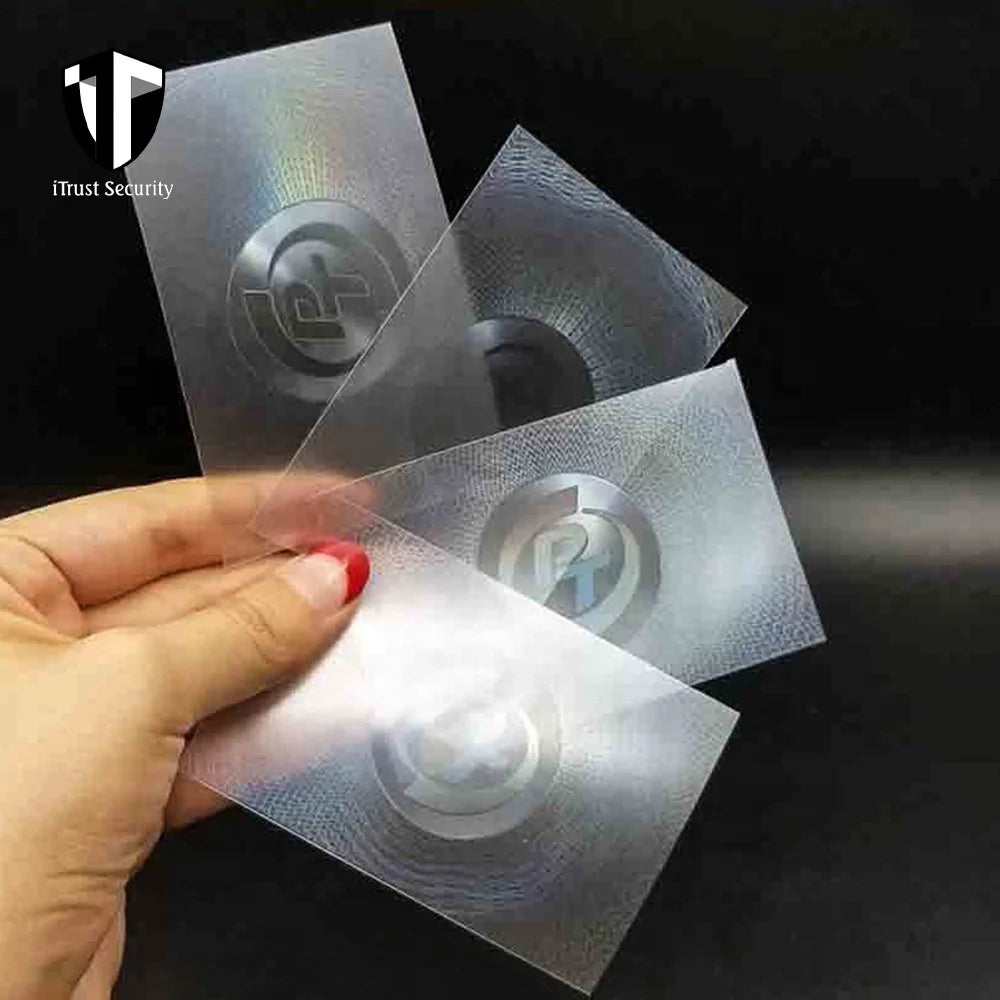2025 Custom Printing Waterproof Clear Pvc Transparent Plastic Business Cards Visiting Card Pvc Plastic Business Cards