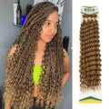 Julianna Wholesale Deep Bulk Curl Pre Style Synthetic Deep Wave Braiding No Weft Bulk Hair Extensions for Boho Box Braid