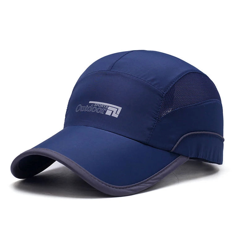 Wholesale Quick Dry Lightweight Breathable Polyester Unstructured Outdoor Sun Protection Hiking Hat Hunting Cap Gorras