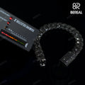 Wholesale 14MM Black Vvs Moissanite Cuban Chain Necklace Pass Diamond Tester Round Brilliant Cut Diamond 925 Silver Bracelet