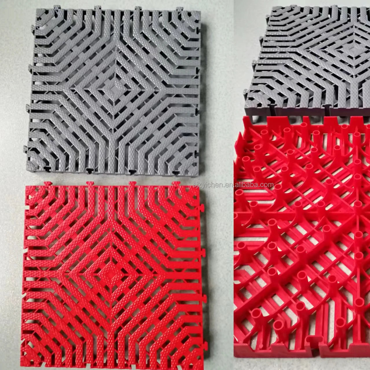 PP Interlocking Floor Mat/ Tile Used for House/car Wash Shop/garage