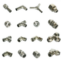 1/8 1/4 3/8 1/2Nickel Plated Brass Union Elbow Tee Union Inner and Outer Filament Water Pipe  Straight  Transitinal Fittings