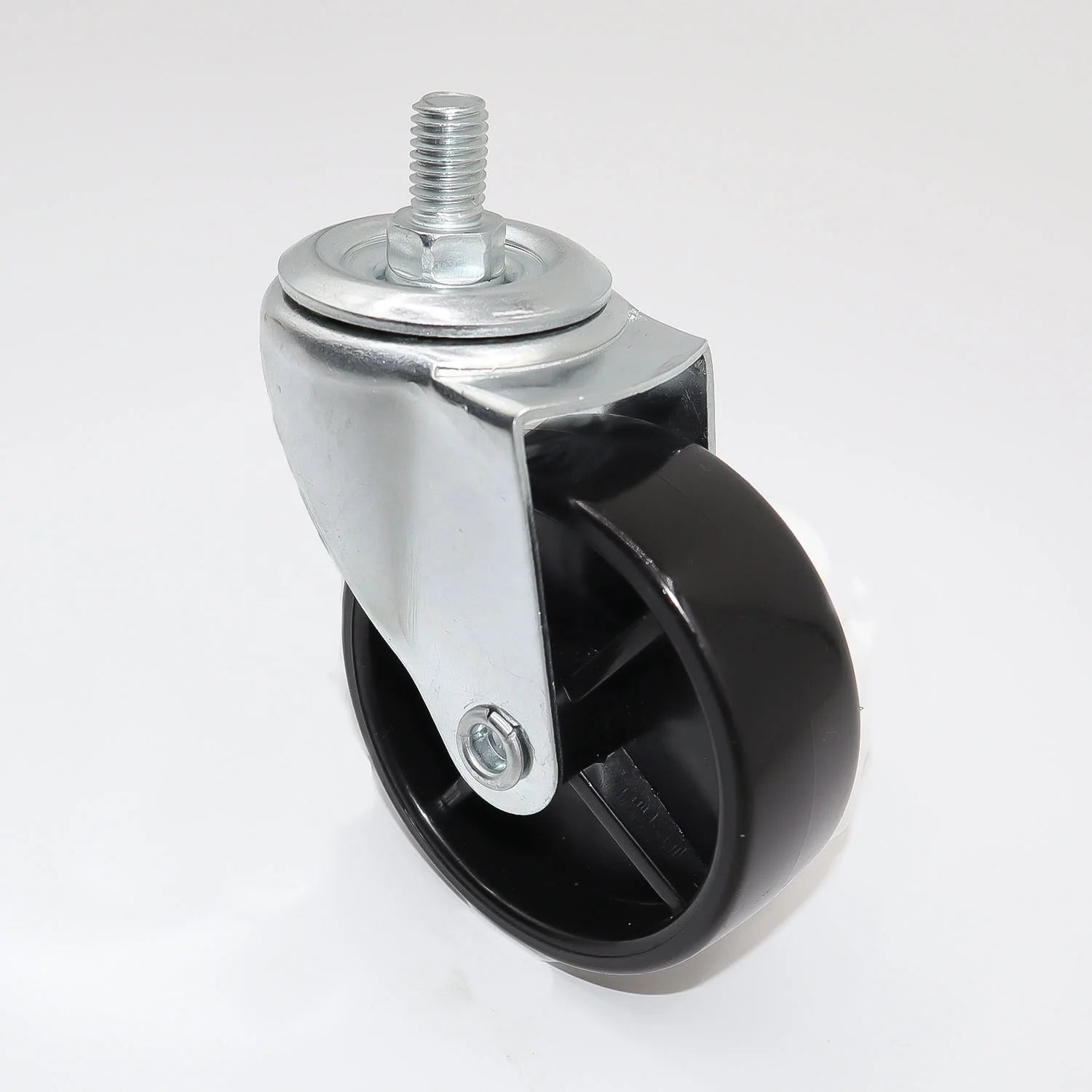 75mm Swivel Castor Wheel Black PP & Steel with Brake for Industrial Use for Bathroom Kitchen & Hotel Applications