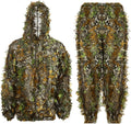 Ghillie Suit Kids Adult 3D Leafy Hooded Camouflage Clothing Outdoor Woodland Hunting Suit Sniper Costume