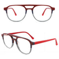 Wholesale Cheaper Price Oversizde Double Beam Acetate Prescription Optical Glasses Women Men 2024 Newest