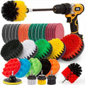 Wire Cleaning Set for Scrubber Attachment Power Kit Brushes Steel Car Wheel Brushless Drilling Bit Cup Cleaning Brush Made PP