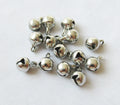 6mm Stainless Steel Jingle Bells End Charms Jewelry Findings Supply