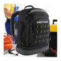 Large Storage Space Durable Tools Bag Heavy Duty Jobsite Backpack Waterproof Electrician Bag for Easy Accessing Tool