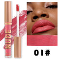Wholesale Long-lasting Waterproof Velvet Matte Lip Gloss High Pigmented Vegan Lipstick with Non-stick Cup Made with Minerals