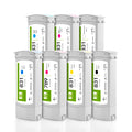 Ocbestjet 7-Piece Remanufacture for Ink Cartridges 775ML 831 for HP Latex 300 310 330 360 335 Printers for Various HP Models