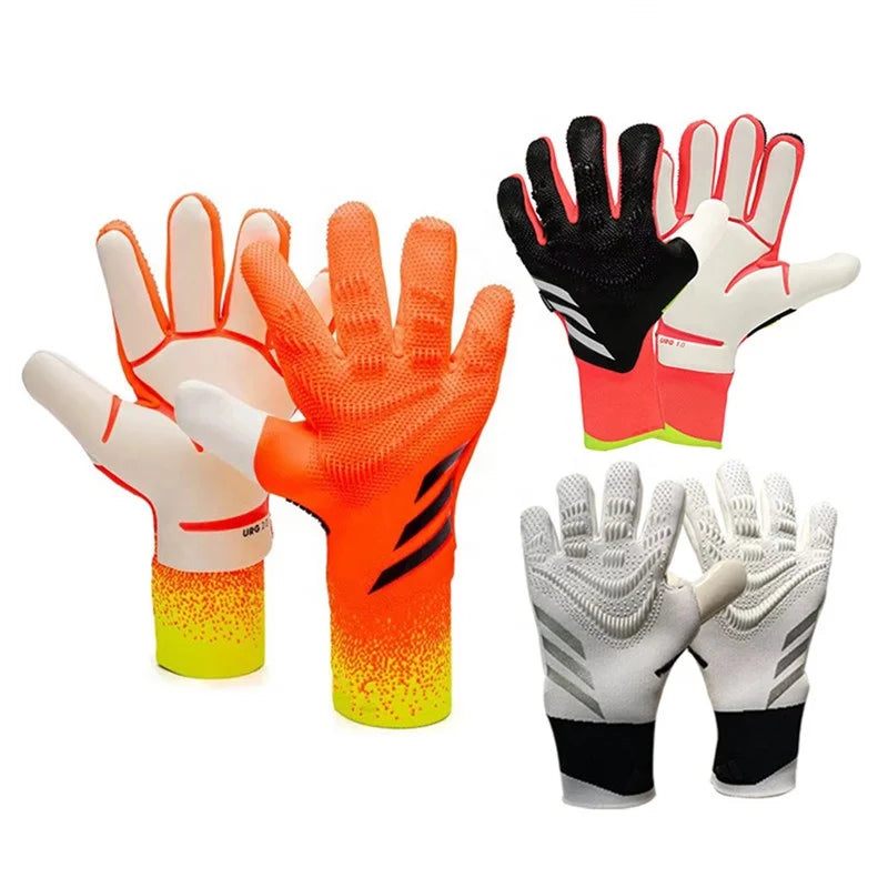 2024 New Arrival Breathable  Professional Latex  Protective Finger Football Soccer Goalkeeper Gloves