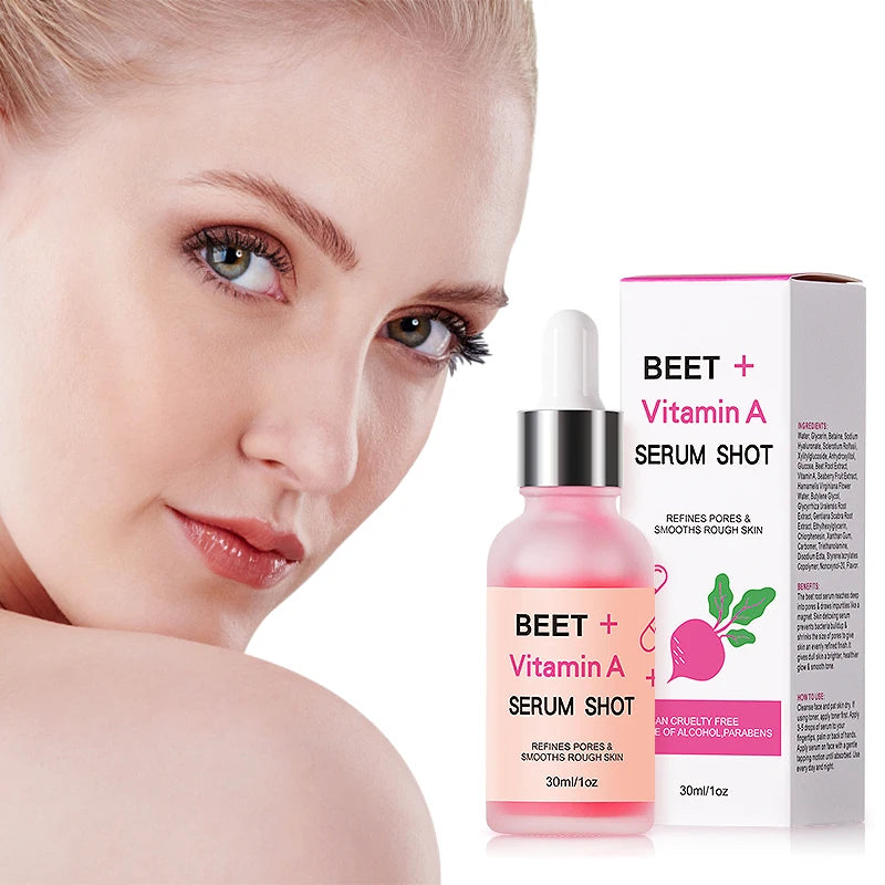 Private Label Vegan Skin Care Facial Serum Whitening Anti Aging Beauty Beet Vitamin a Serum