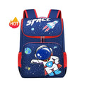 Ready to Ship Wholesale Orthopedic School Bag for Boys Cartoon Spaceman Kids Backpack Primary Student Bookbag Factory