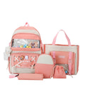 Large Capacity Simple Travel Backpack Backpack Student Schoolbag Five-Piece Casual One Piece Dropshipping 674